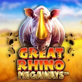 Great Rhino Megaways by Pragmatic Play, showcased at spin-macho.eu.com – game logo
