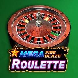Mega Fire Blaze Roulette slot logo by Playtech at Spinmacho Casino