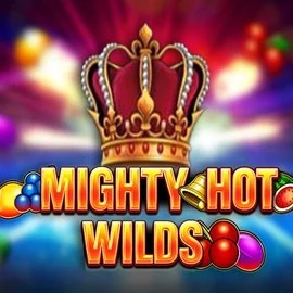 Mighty Hot Wilds online game logo by Inspired Gaming on spin-macho.eu.com