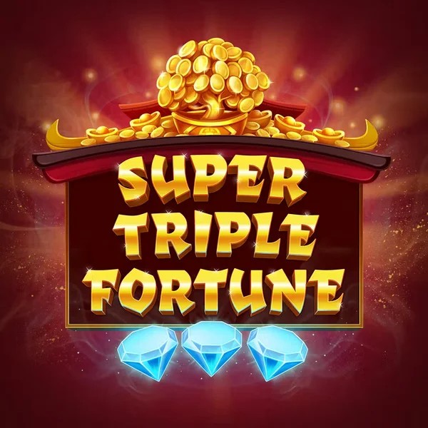 Super Triple Fortune slot visual from Greentube available on spin-macho.eu.com